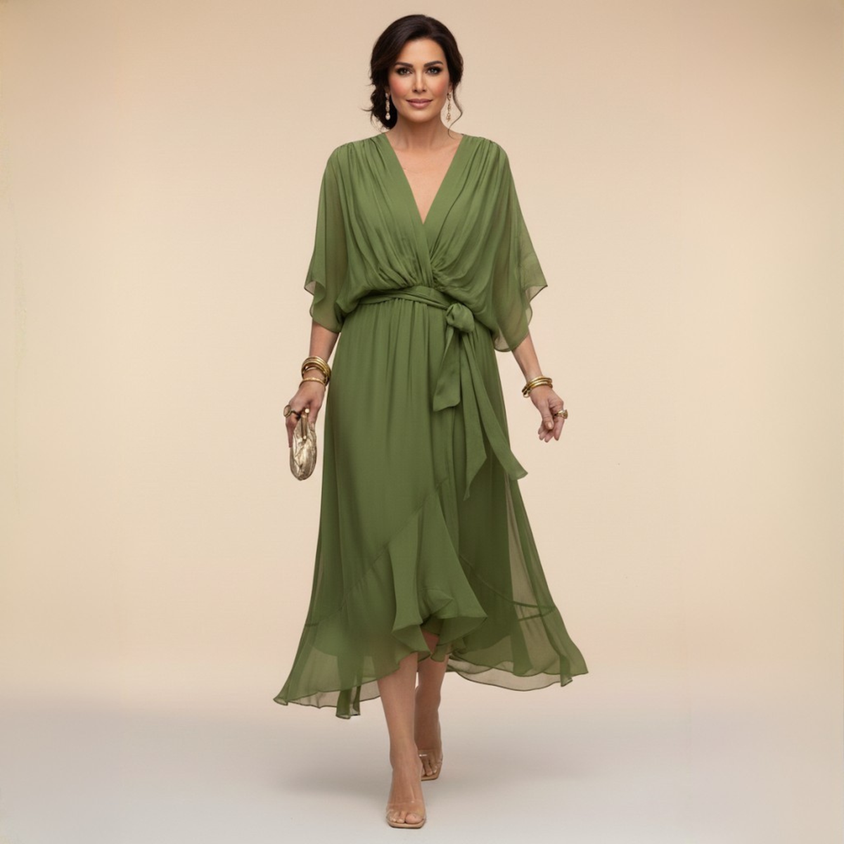 A wrap that flatters, never clings