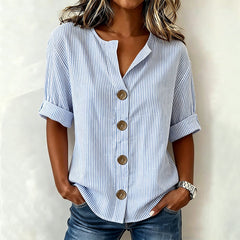 Gloria | Casual Striped Blouse