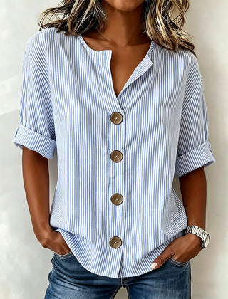 Gloria | Casual Striped Blouse