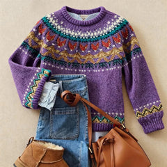 Solva | Classic Vintage Knit Sweater