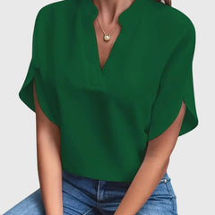 Beatrix™ | Soft and Elegant V-Neck Shirt
