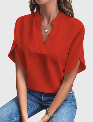 Beatrix™ | Soft and Elegant V-Neck Shirt