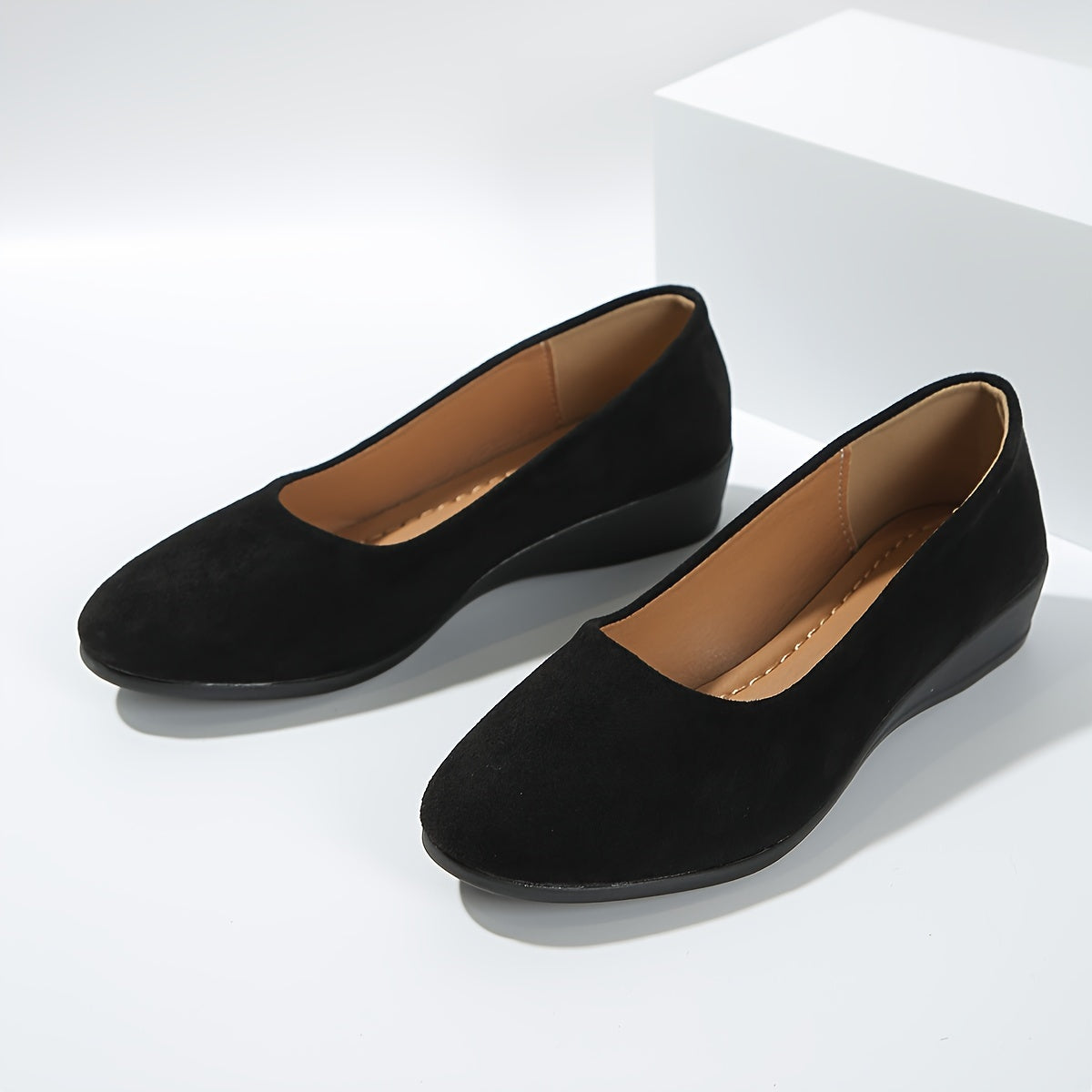 Sarah | Wedge Ballerina Flats