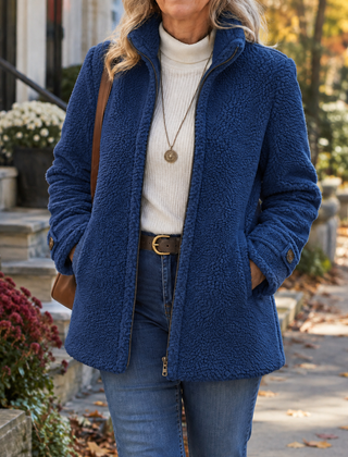 Rebecca | Stand Collar Zip Jacket