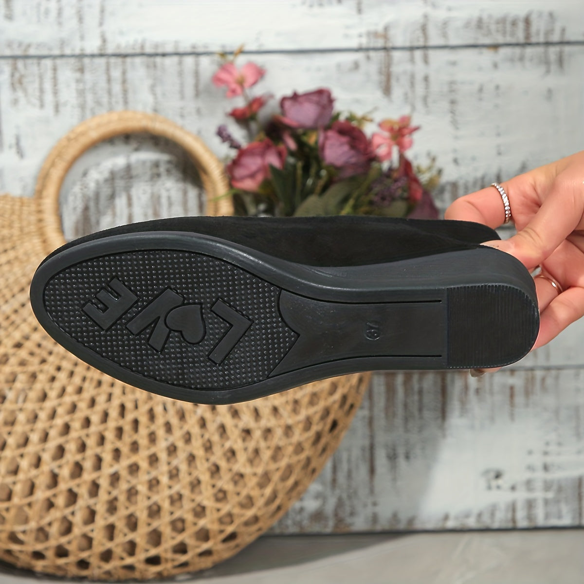Sarah | Wedge Ballerina Flats
