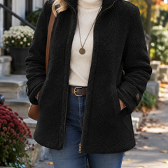 Rebecca | Stand Collar Zip Jacket