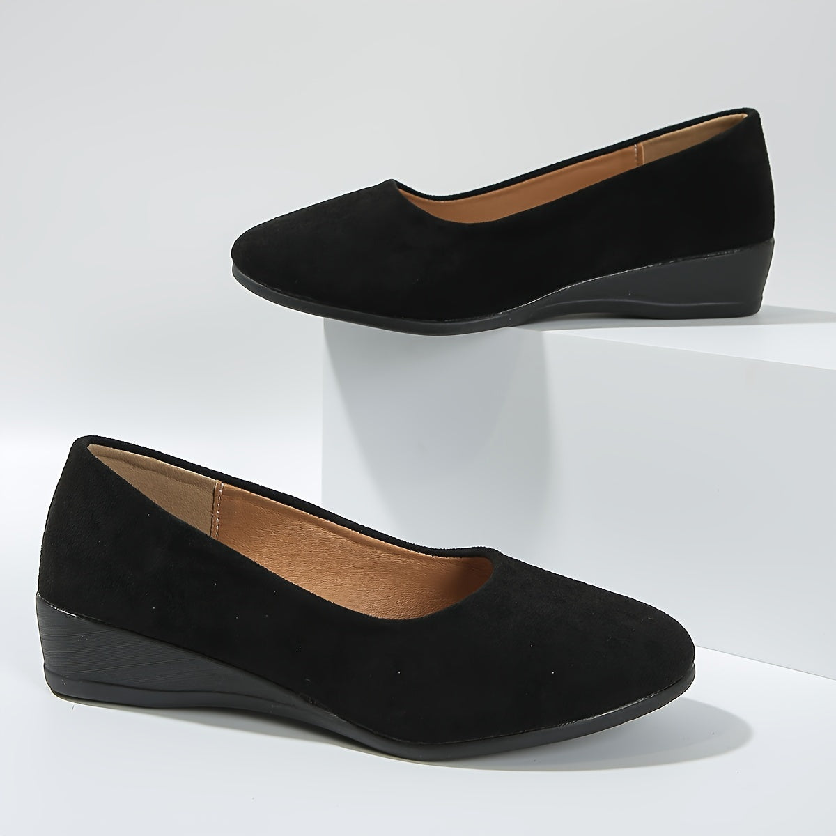 Sarah | Wedge Ballerina Flats