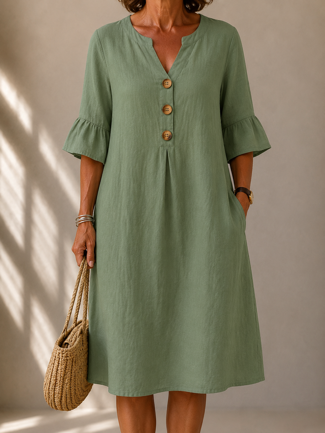 Eleanor | Button Dress