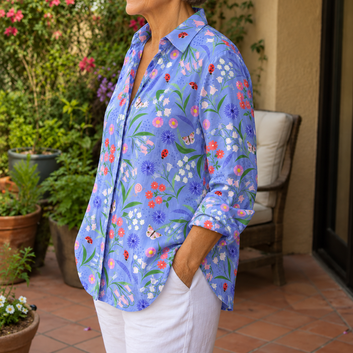 Trish | Spring Garden Blouse