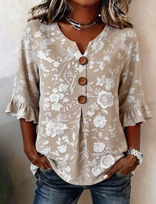 Nancy | Floral Print Blouse