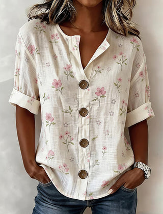 Peggy | Happy Floral Blouse