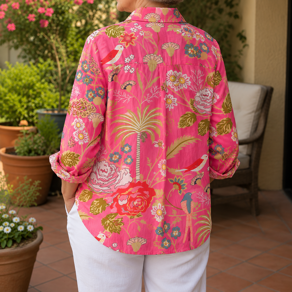 Trish | Spring Garden Blouse