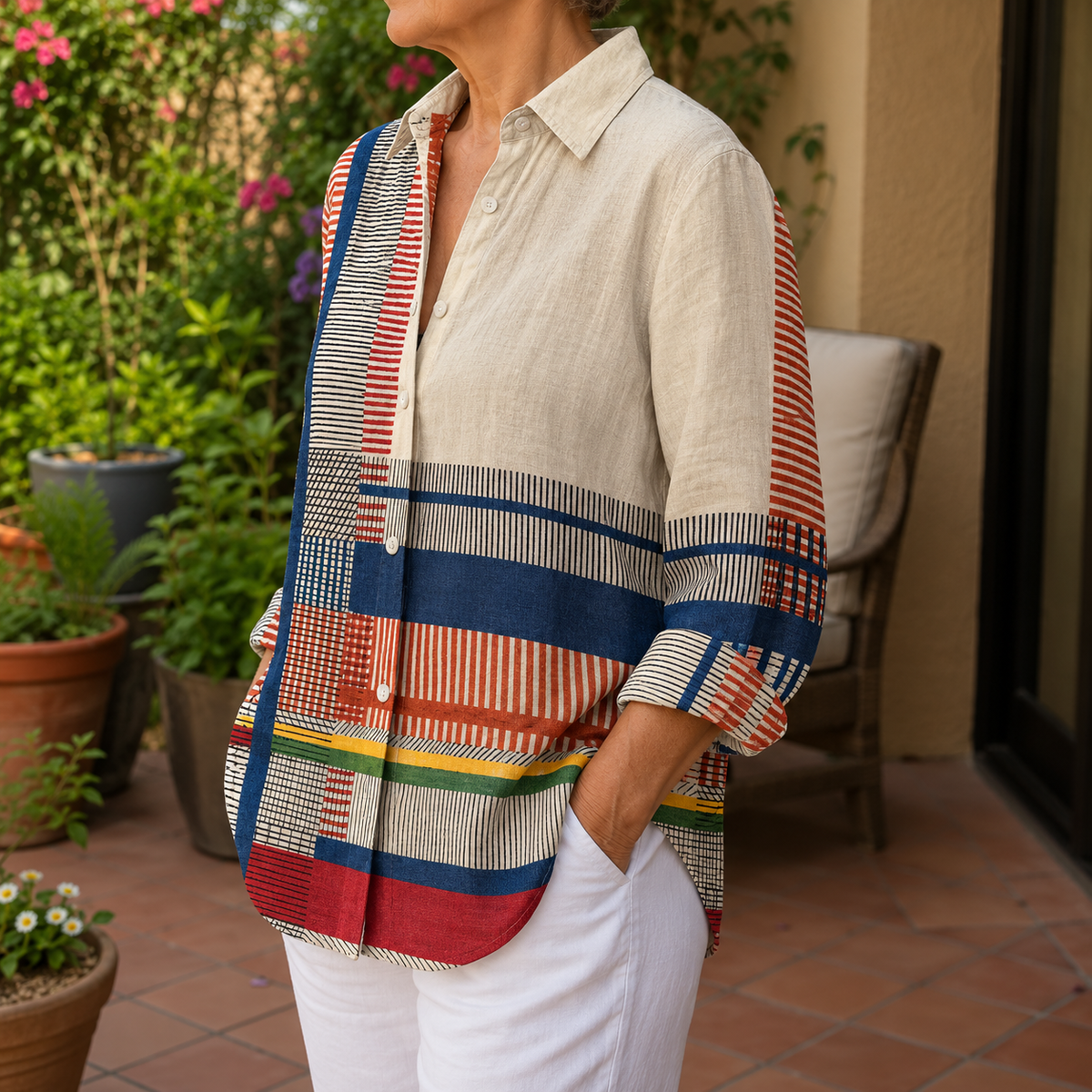 Trish | Spring Garden Blouse