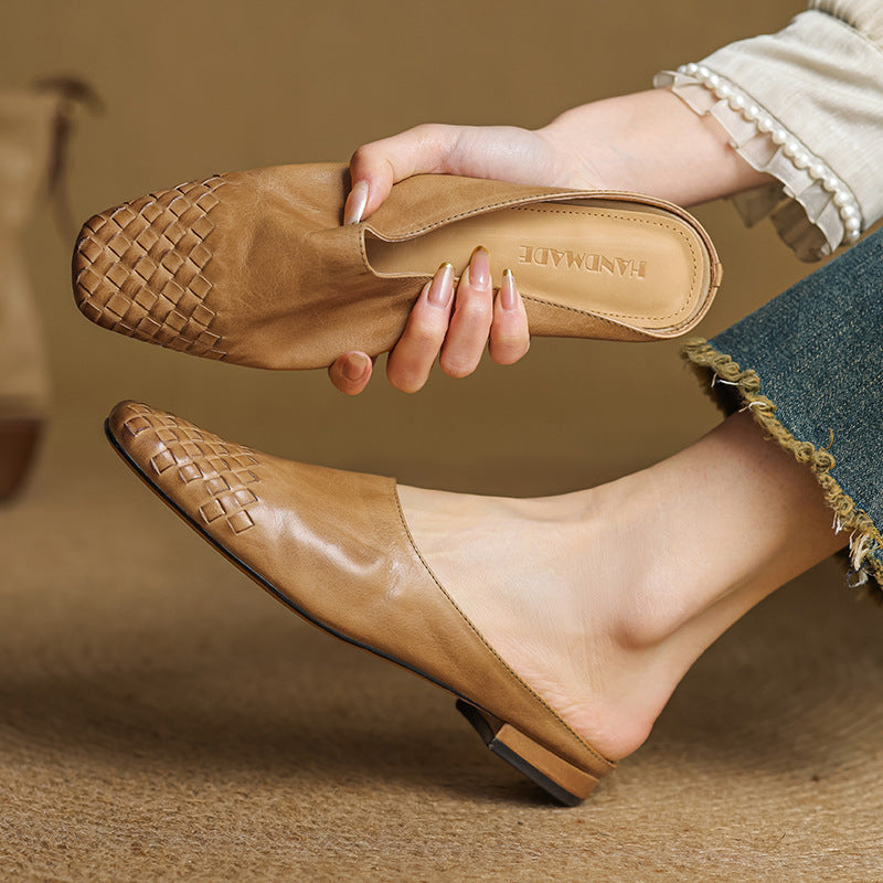 Mila | Genuine Leather Mules