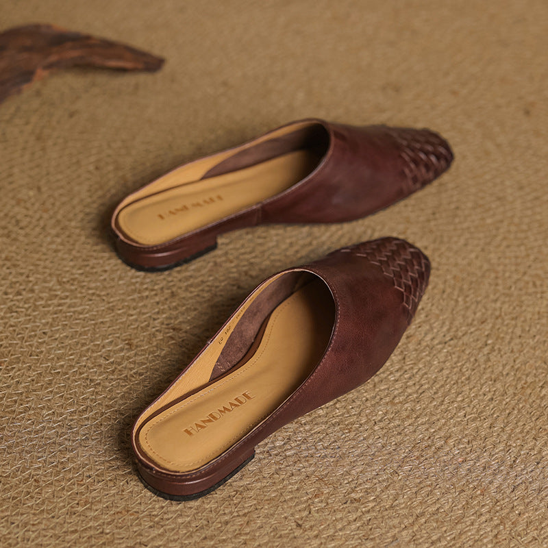 Mila | Genuine Leather Mules