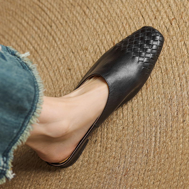Mila | Genuine Leather Mules