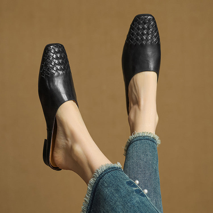 Mila | Genuine Leather Mules
