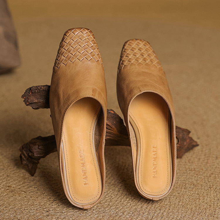 Mila | Genuine Leather Mules