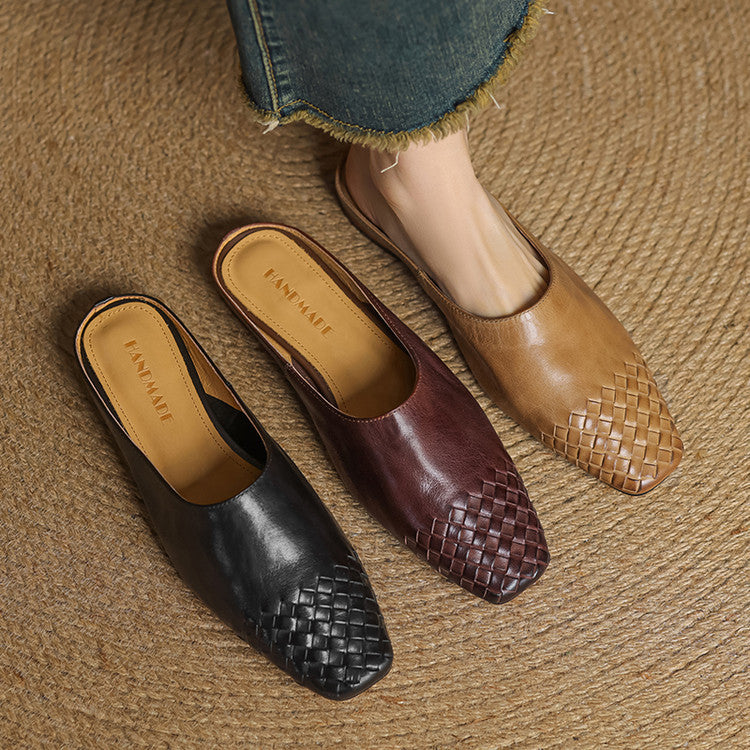 Mila | Genuine Leather Mules