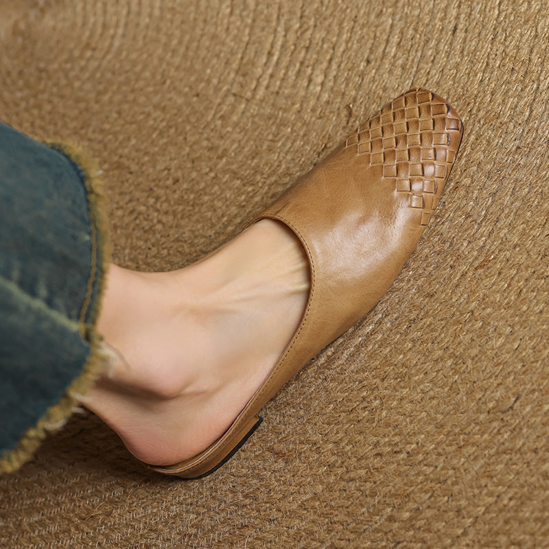 Mila | Genuine Leather Mules