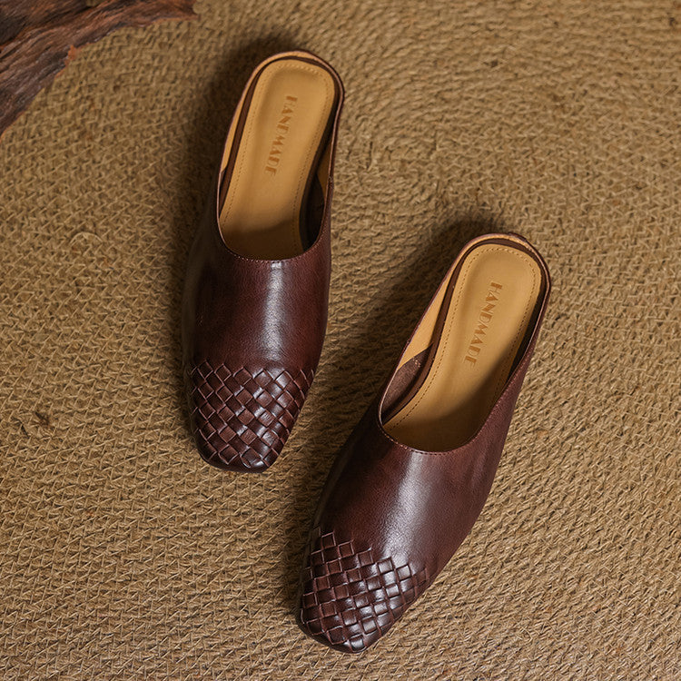 Mila | Genuine Leather Mules