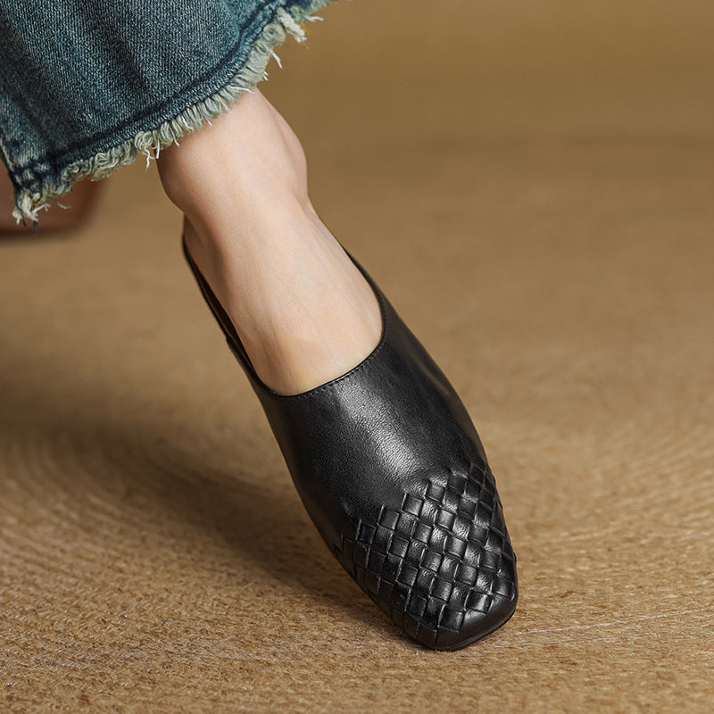 Mila | Genuine Leather Mules