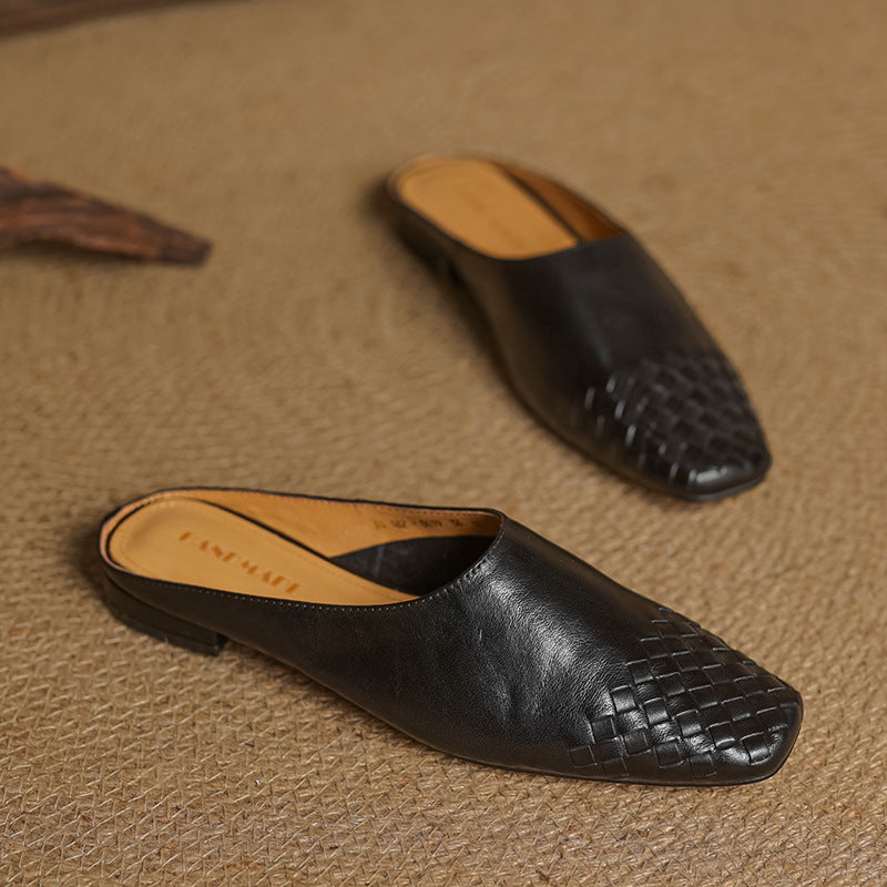 Mila | Genuine Leather Mules
