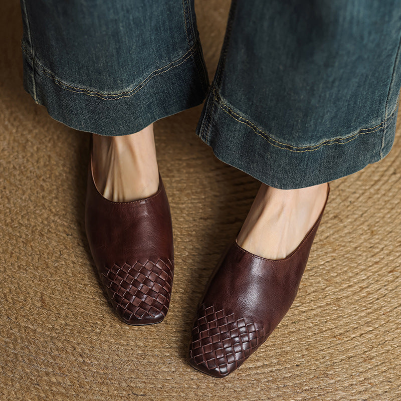 Mila | Genuine Leather Mules