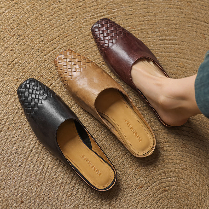 Mila | Genuine Leather Mules