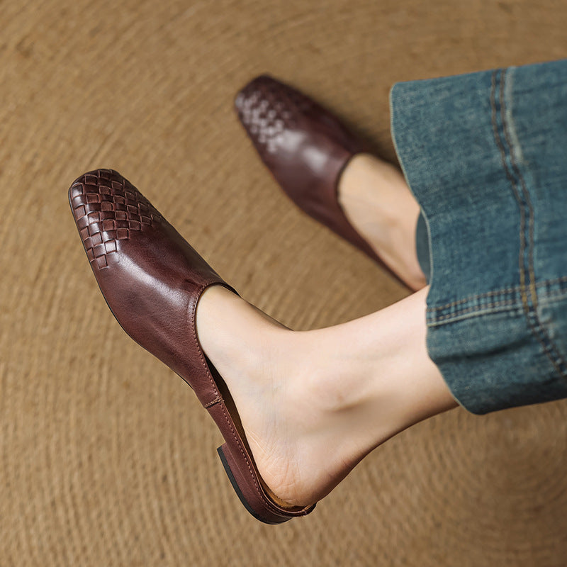 Mila | Genuine Leather Mules