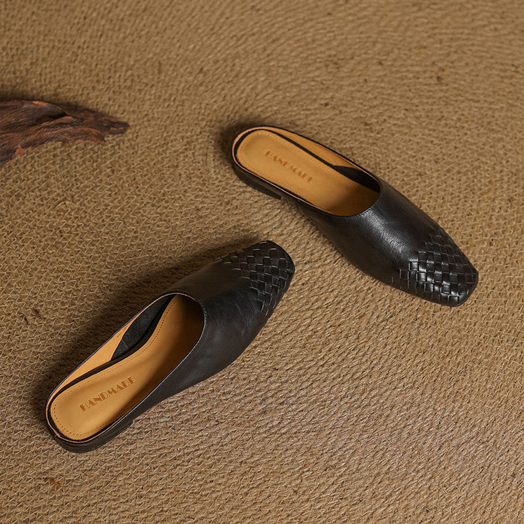 Mila | Genuine Leather Mules