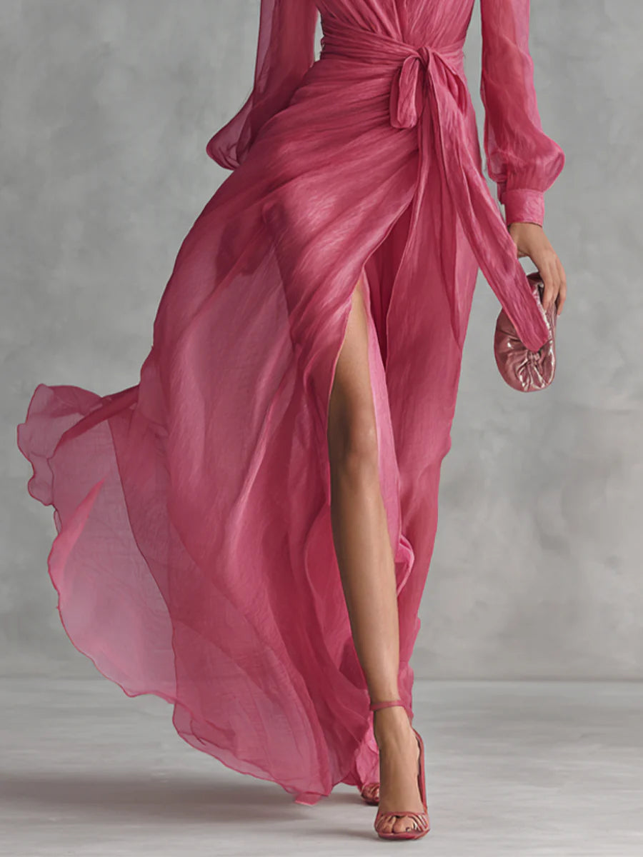Beatrice | Elegant Chiffon Long Dress