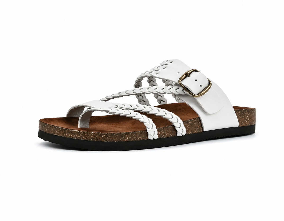 Hayleigh Braided Cork Sandals