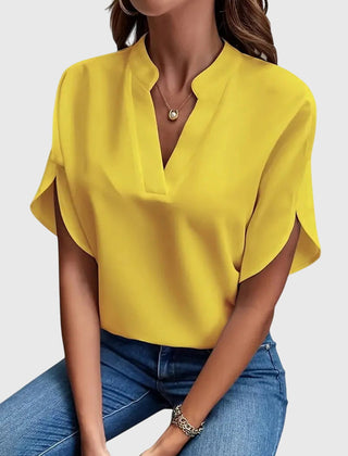 Beatrix™ | Soft and Elegant V-Neck Shirt