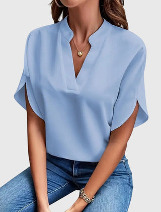 Beatrix™ | Soft and Elegant V-Neck Shirt