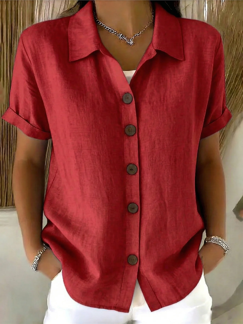 Amelia | Classic Button-Up Shirt