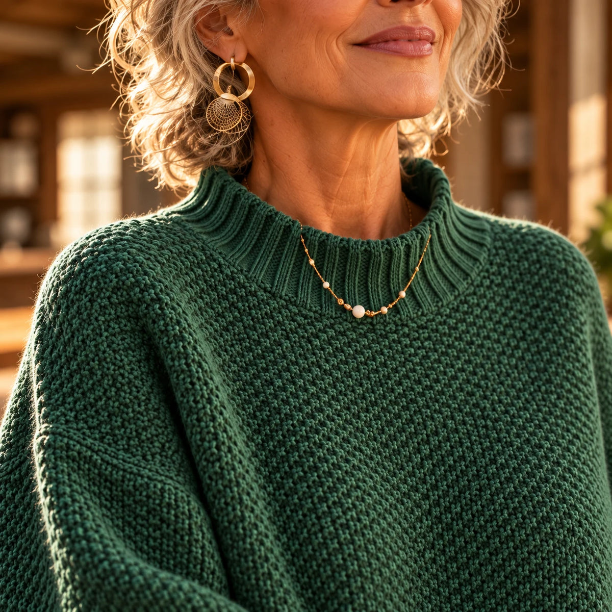 A textured stitch that looks special