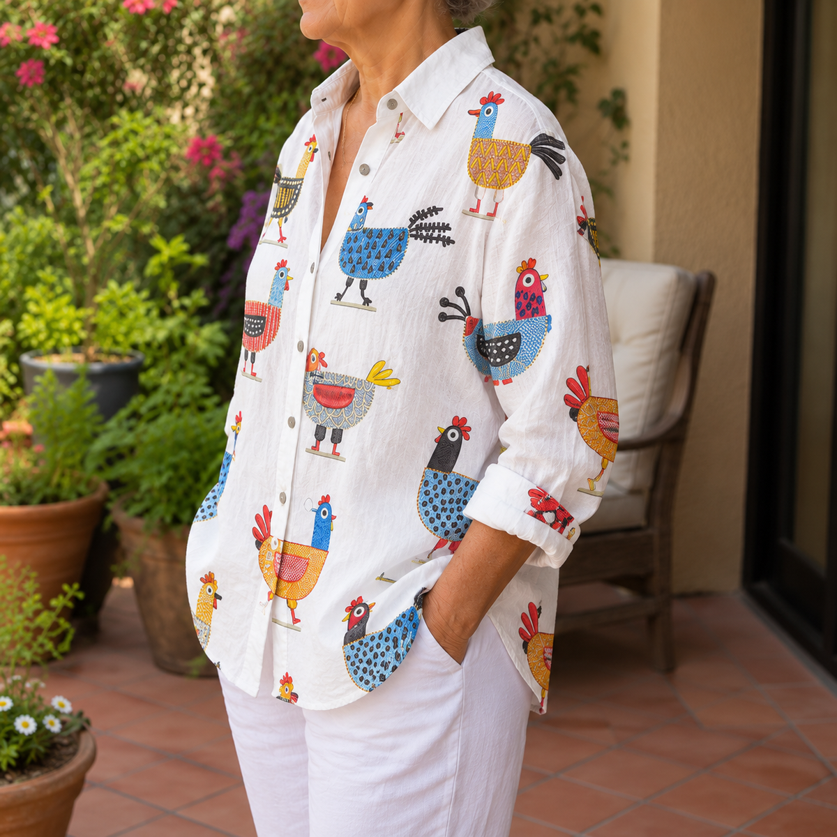 Trish | Spring Garden Blouse