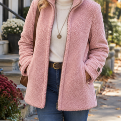 Rebecca | Stand Collar Zip Jacket