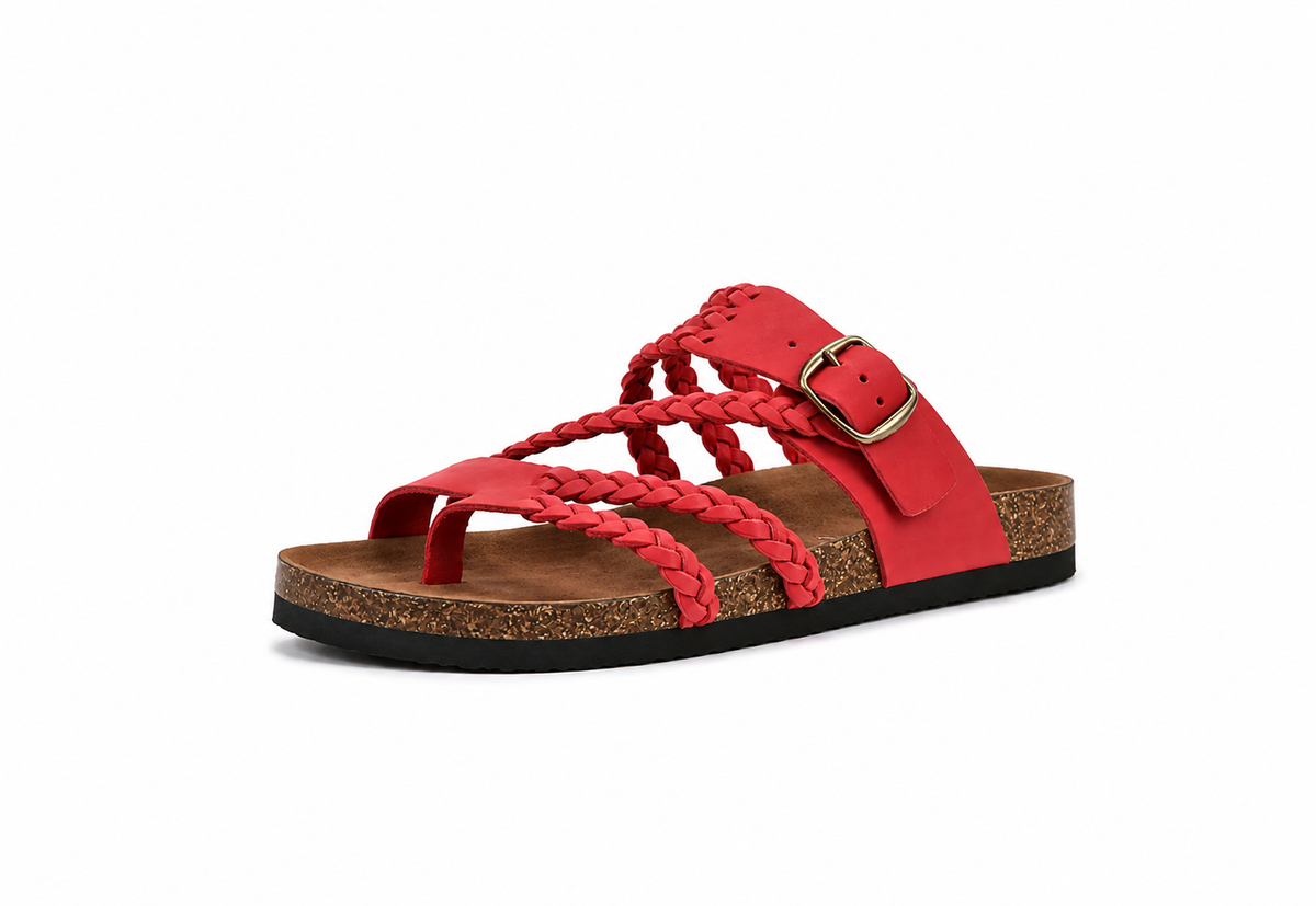 Hayleigh Braided Cork Sandals