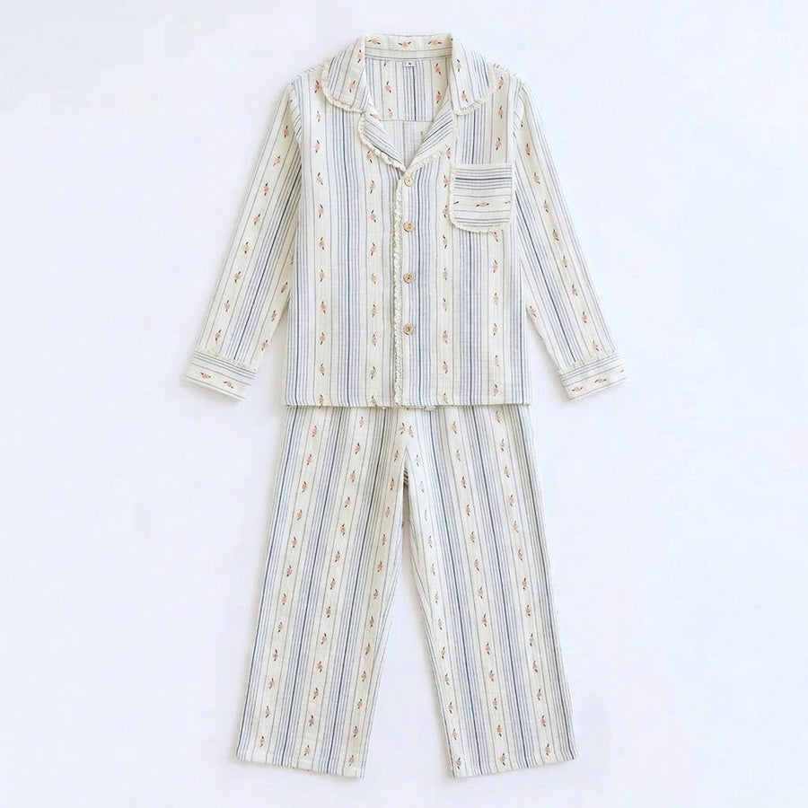 Langer Musselin Pyjama