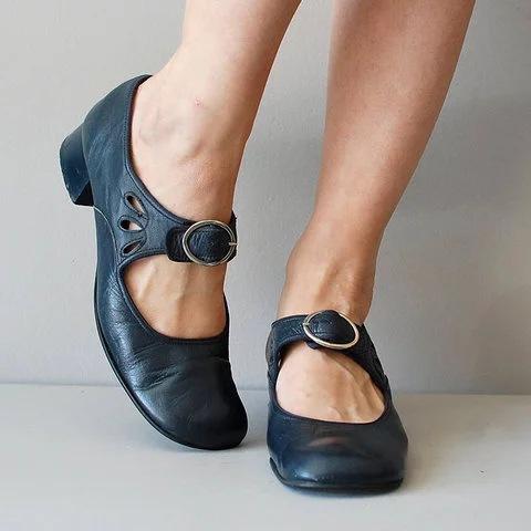 Myla | Unique and Comfortable Leather Pumps