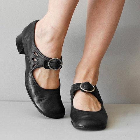 Myla | Unique and Comfortable Leather Pumps