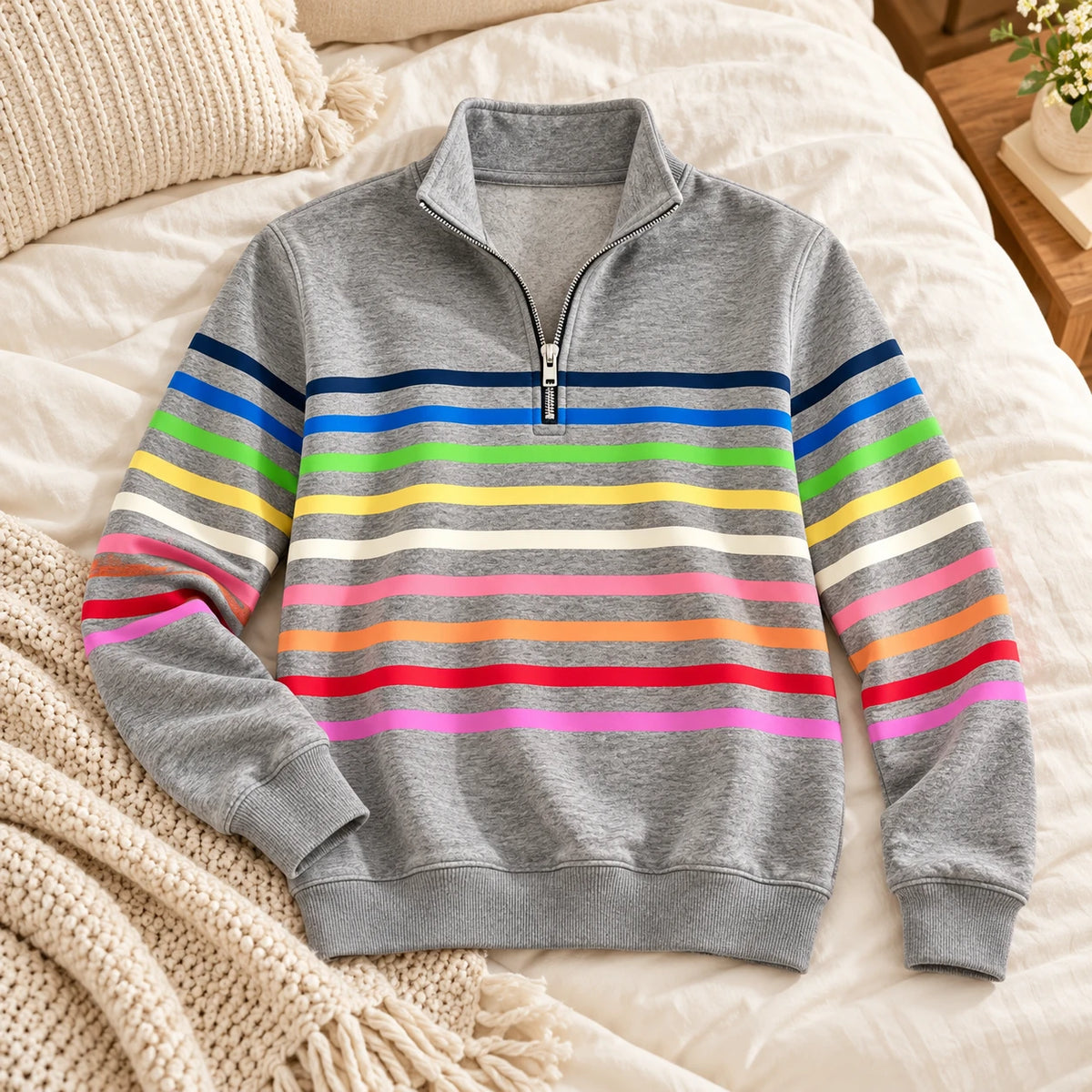 Rainbow stripes that lift your mood