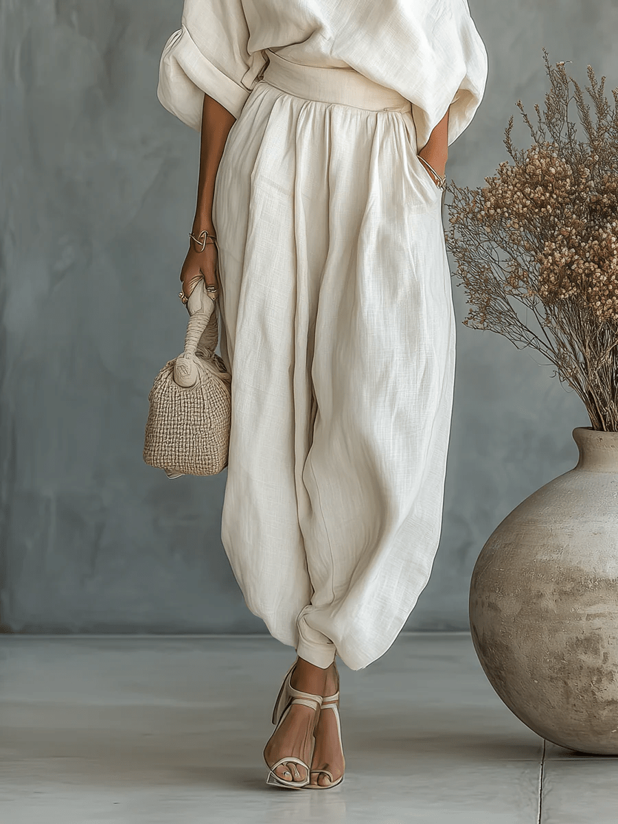 Winona | Off-shoulder Top and Slim-fit Trouser Set