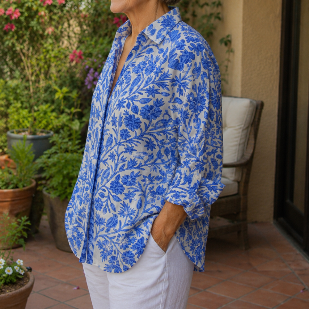 Trish | Spring Garden Blouse