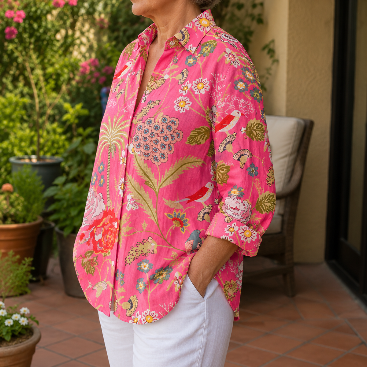 Trish | Spring Garden Blouse