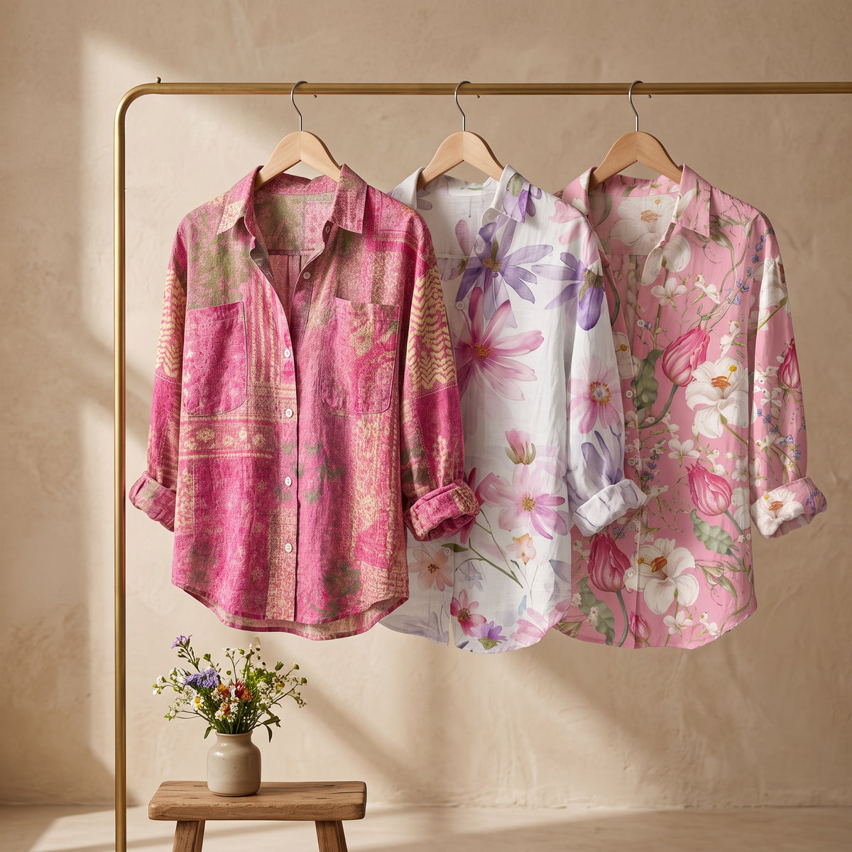 The Artful Blouses — a little gallery of prints, from watercolour blooms to vintage patchwork.
