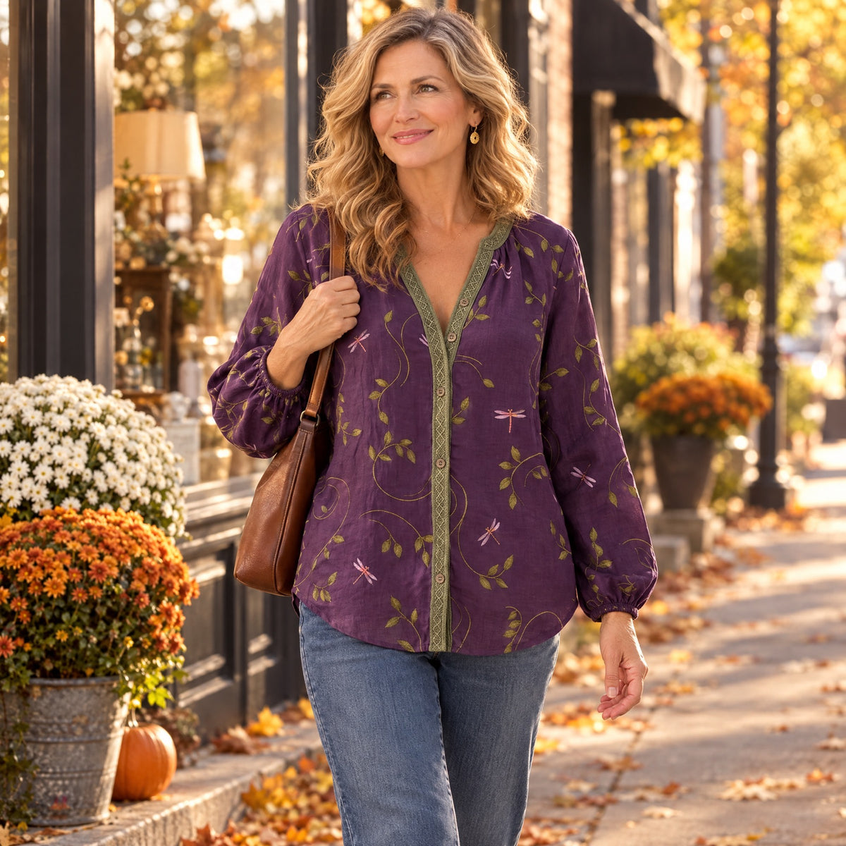 The Helena in Purple — a fall afternoon in town.
