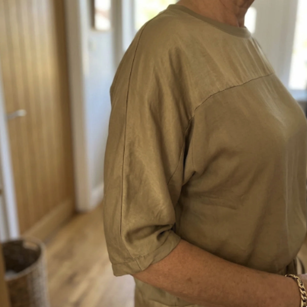 Sleeves that cover the arms